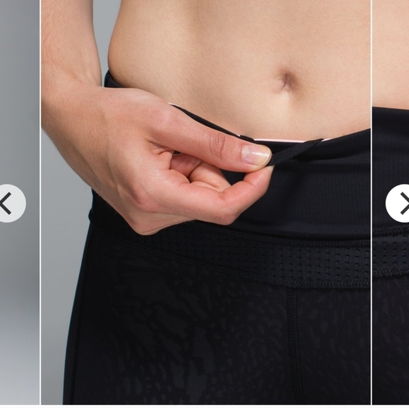 Lululemon Sweaty or Not Crop 21" Full-On Luxtreme Watermark Black Pink Leopard 4 - Picture 14 of 16